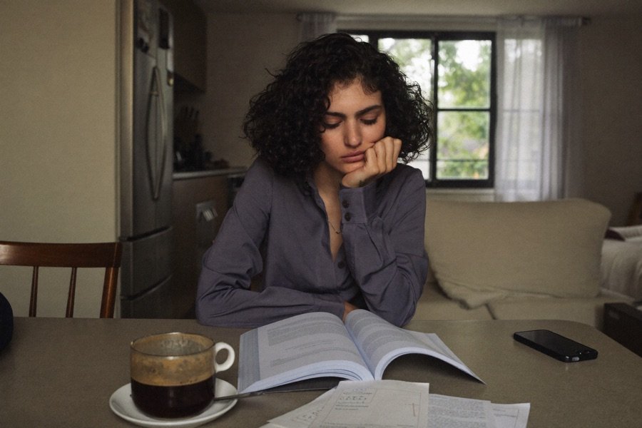 Studiare da soli, la sera, senza un metodo