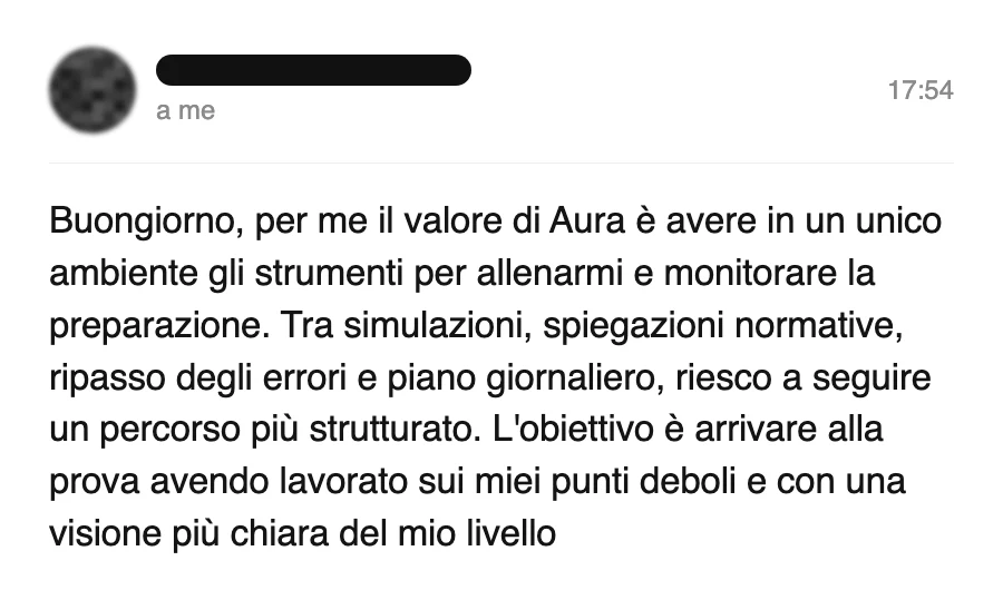 Recensione di chi si allena con Aura